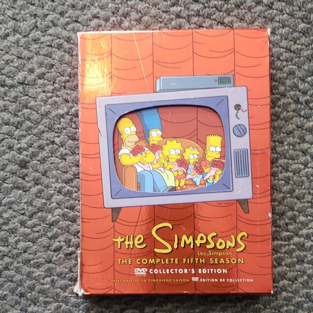 The Simpsons: The Complete Fifth Season DVD Collector's Edition - Orange